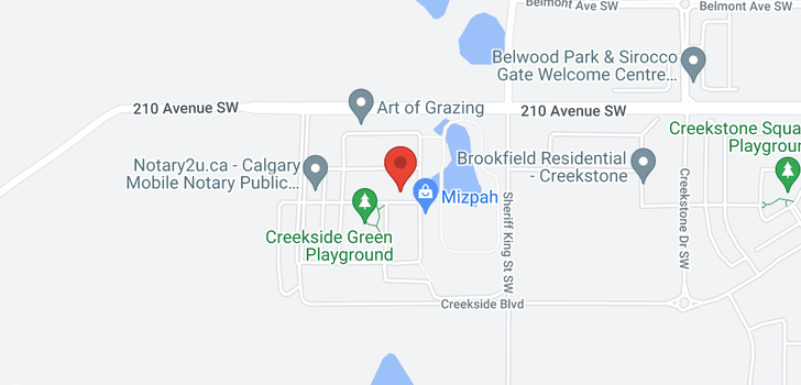 map of 88 Creekside Green SW